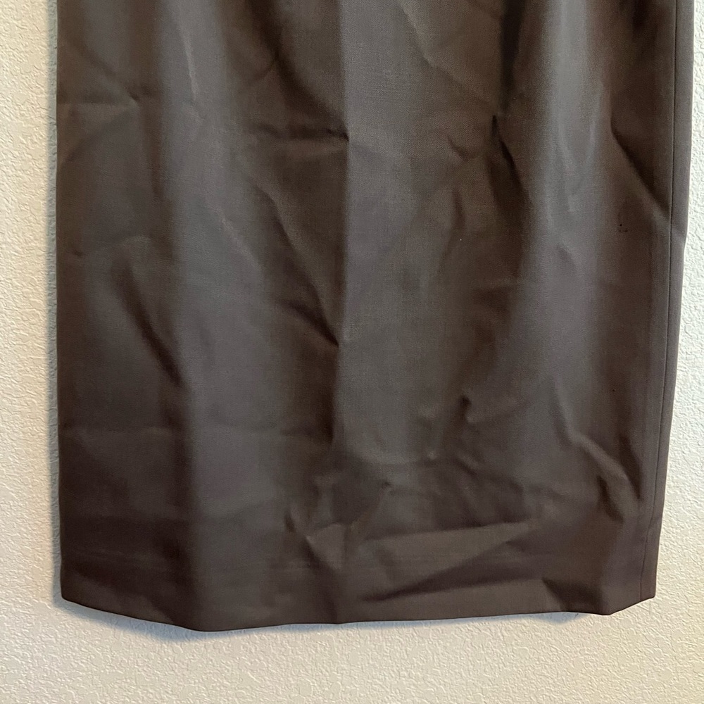 Classiques Entier Dark Khaki Skirt Size 4 - Picture 4 of 9